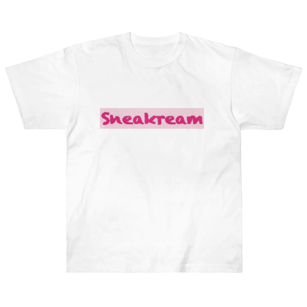 Sneakreamのストロベリーアイスクリームスニーカー Heavyweight T-Shirt