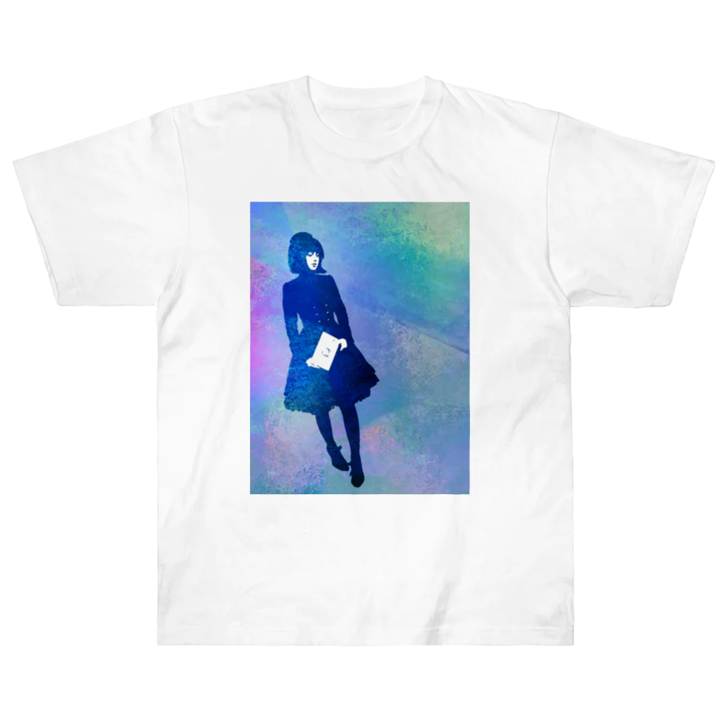 technophilia philosophyの文学少女 - literature girl - ヘビーウェイトTシャツ