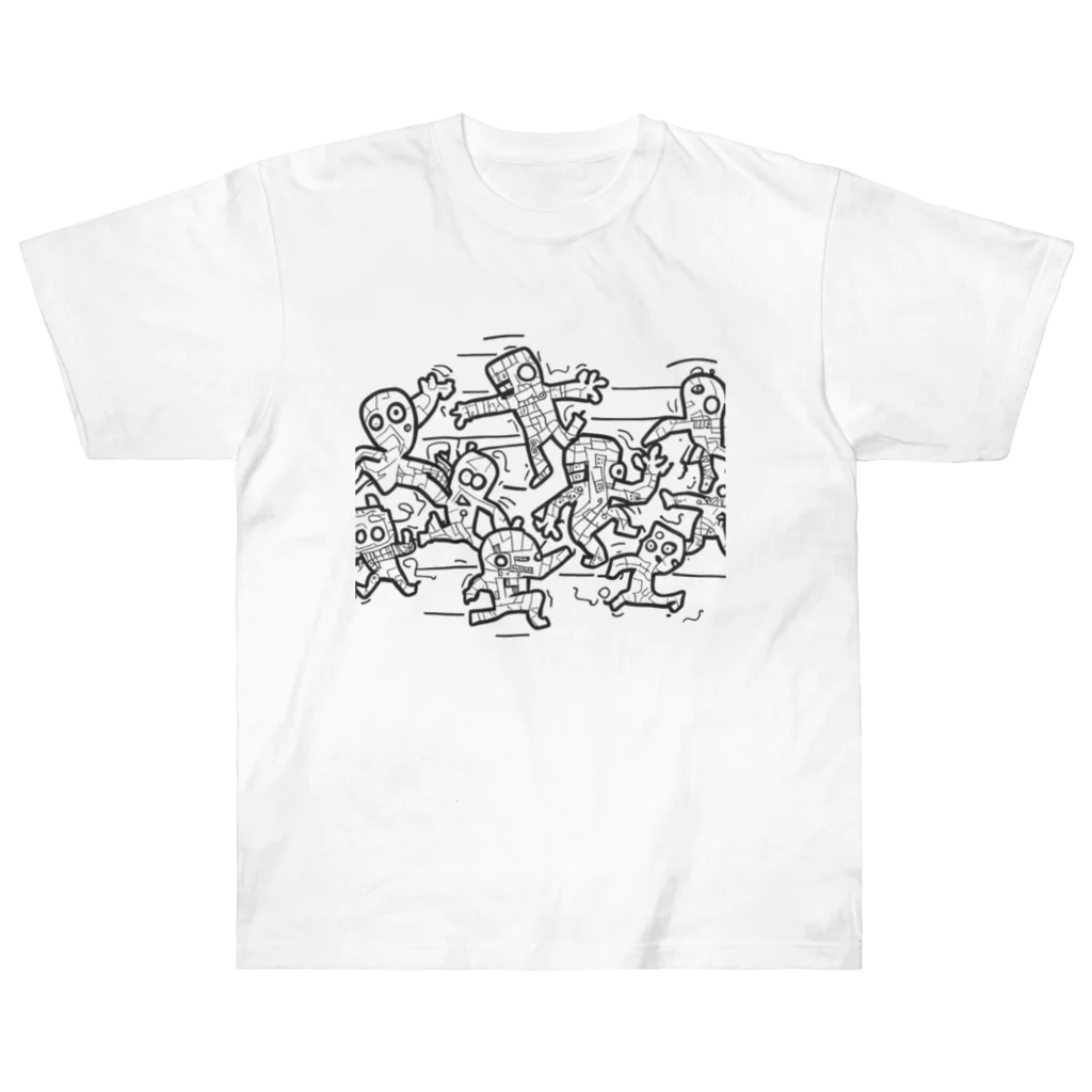 hataraku.Creatorsの実はうろたえています。 Heavyweight T-Shirt