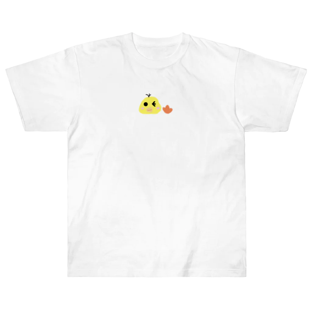 お庭ダンスショップのウィンクしてるぴよちゃん Heavyweight T-Shirt