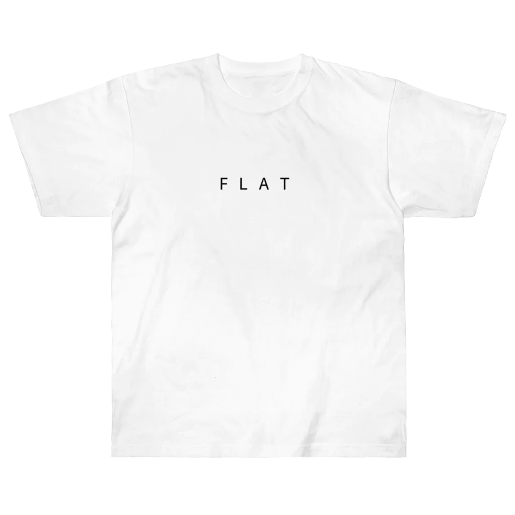 FLATのフラットデザイン women No.3 Heavyweight T-Shirt