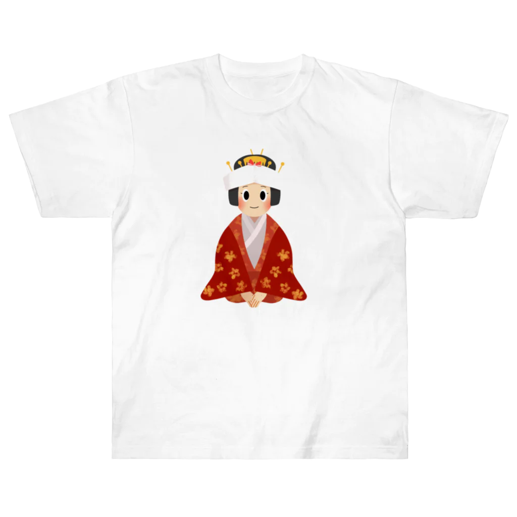 Mashiro2023の和装の花嫁 ヘビーウェイトTシャツ