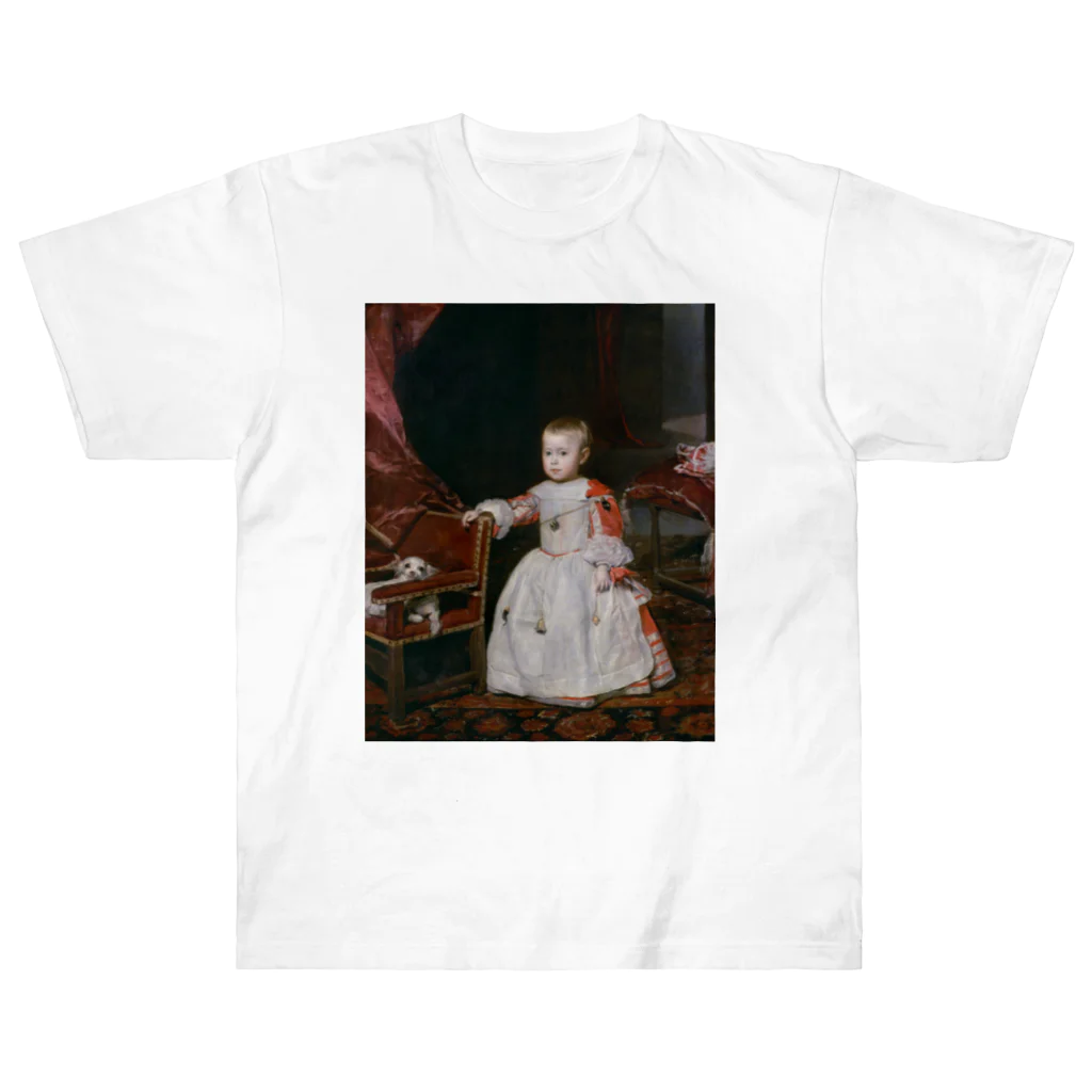 世界美術商店の皇太子フェリペ・プロスぺロの肖像 / Portrait of Prince Philip Prospero Heavyweight T-Shirt