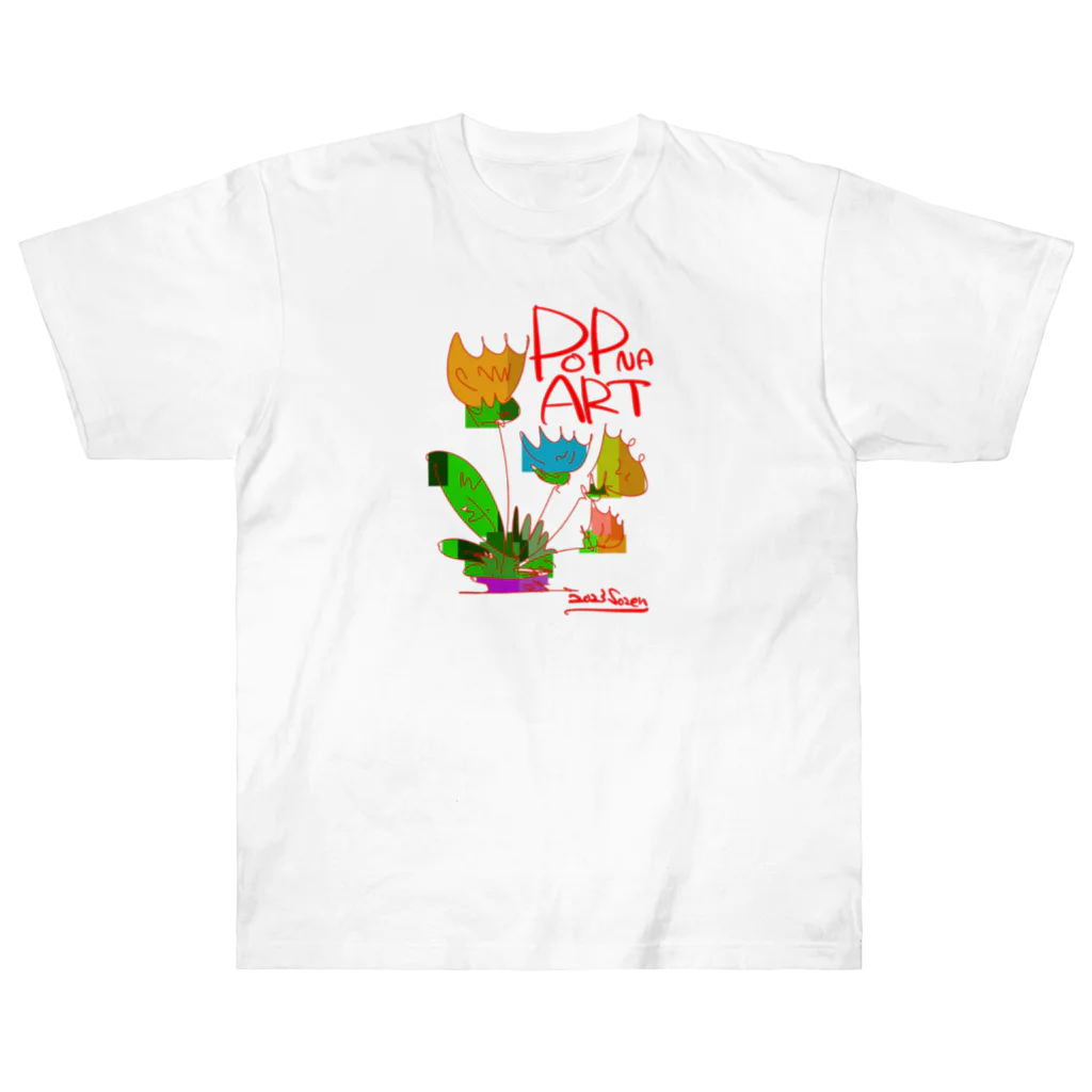 スタジオばんやの花 Heavyweight T-Shirt