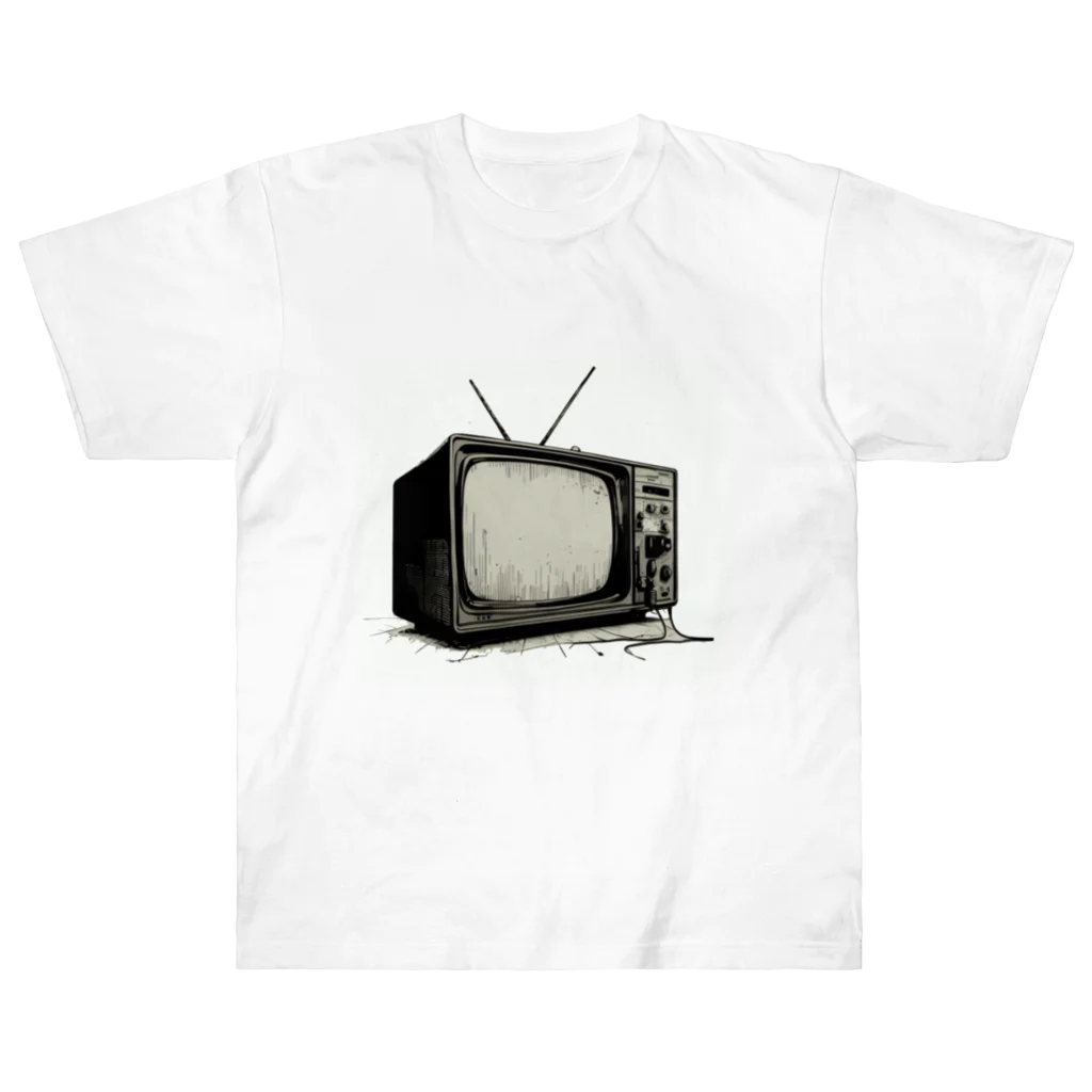 jamfish_goodiesの昭和テレビ Heavyweight T-Shirt