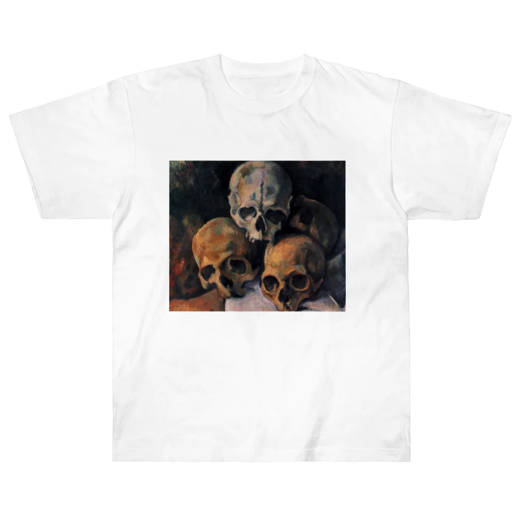 世界美術商店の積み重ねた骸骨 / Pyramid of Skulls ヘビーウェイトTシャツ