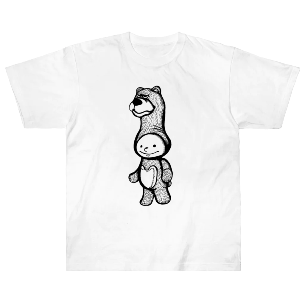 筆ペン画家 原良輔の着ぐるみくん Heavyweight T-Shirt