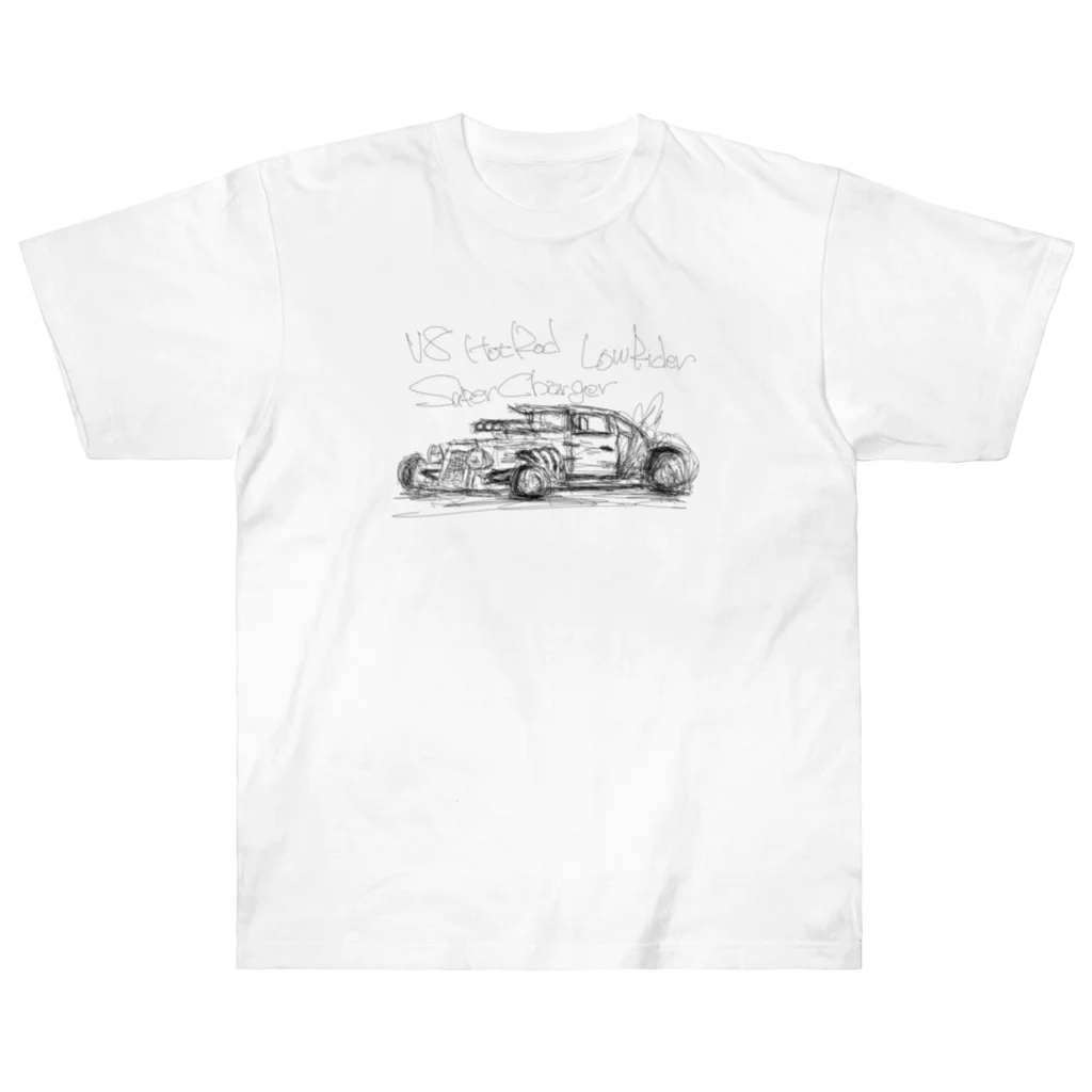 スタジオばんやのHotrod Heavyweight T-Shirt