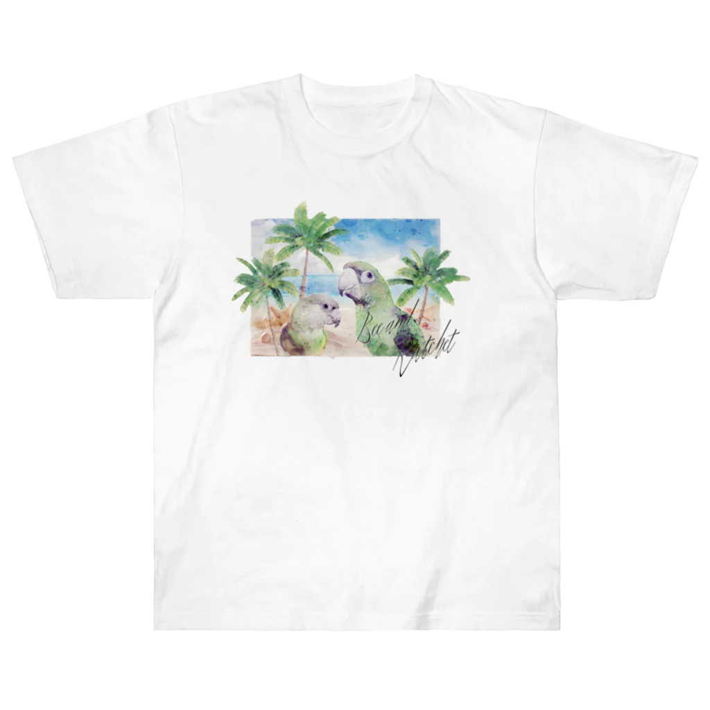 ぽっちゃりZOOのインコT Heavyweight T-Shirt