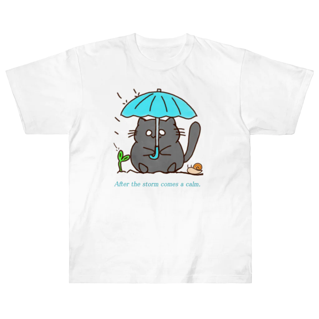 ガンギマートの雨降って地固まる ヘビーウェイトTシャツ