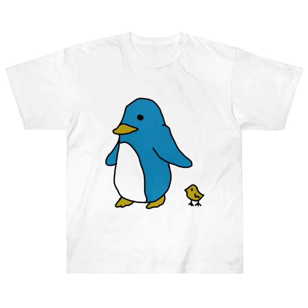 nerucoの本気のペンギンさんリベンジ ヘビーウェイトTシャツ