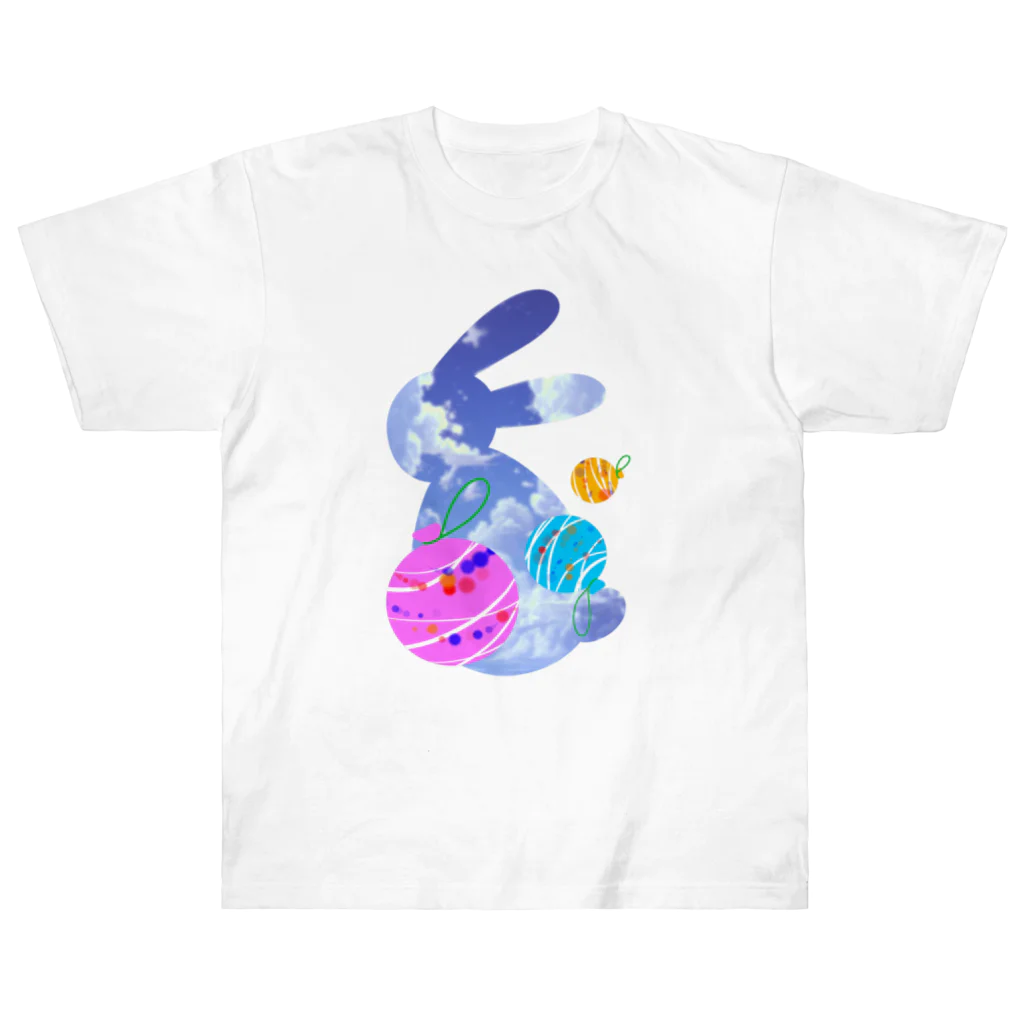 Rabbitflowerの夏の思い出 Heavyweight T-Shirt
