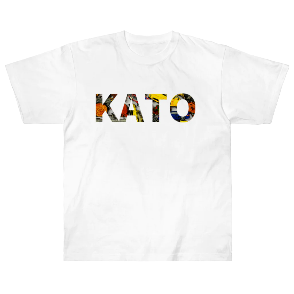 KATO & 木工房So whatのKATOロゴ_01 ヘビーウェイトTシャツ