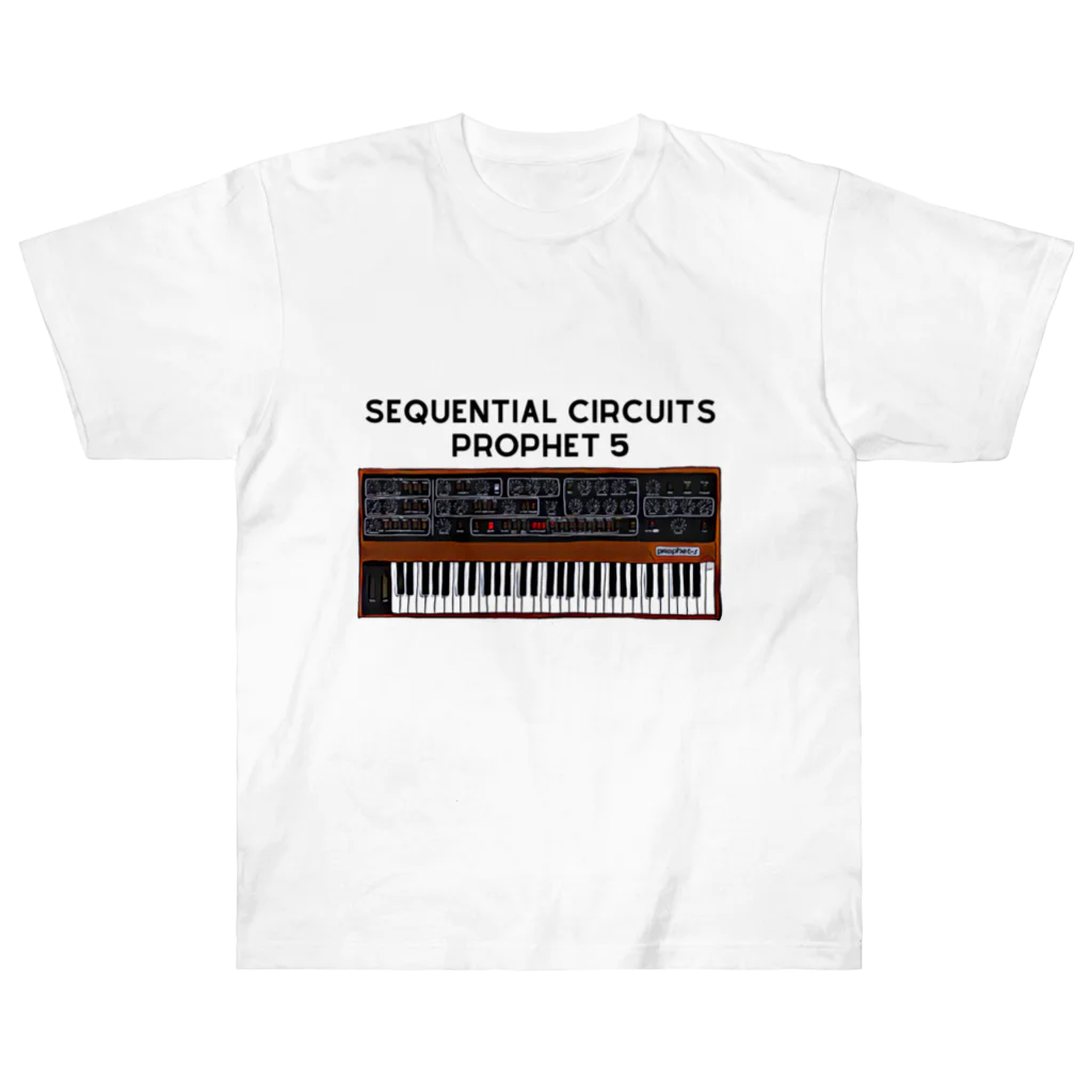 Vintage Synthesizers | aaaaakiiiiiのSequential Circuits Prophet 5 Vintage Synthesizer Heavyweight T-Shirt