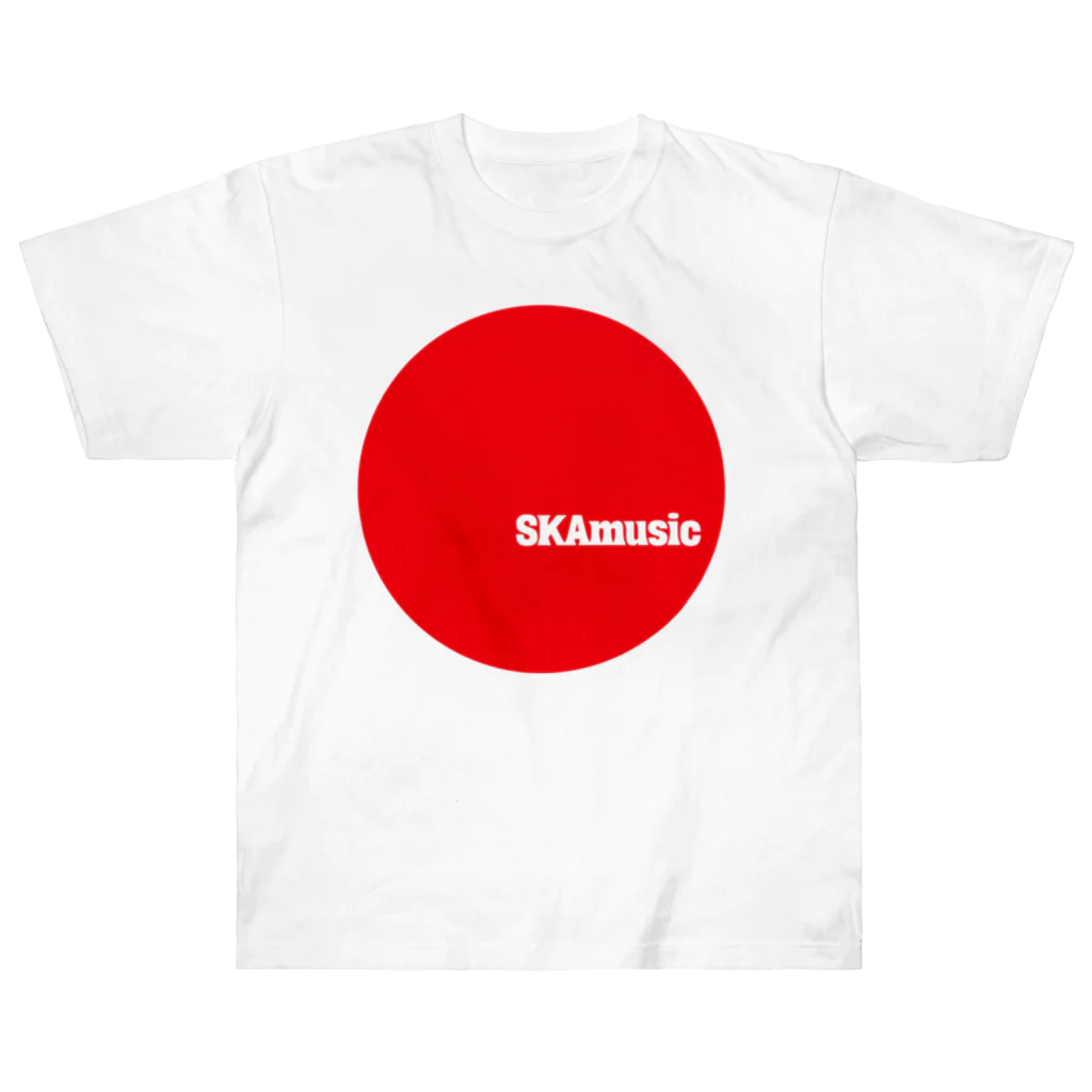 skamuzik a go goのSKAmusic 赤マル Heavyweight T-Shirt