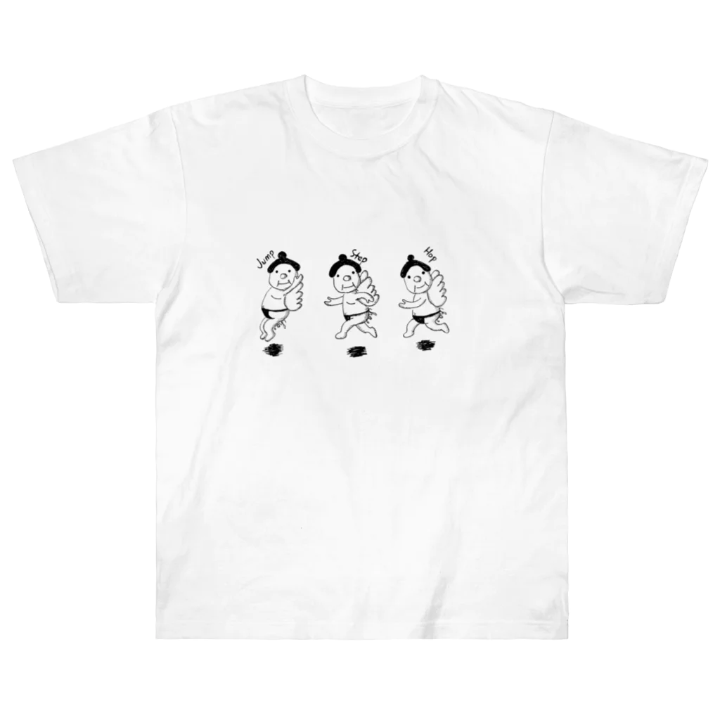 🐸Cha店（ちゃみせ）の関鳥Hop Step Jump ヘビーウェイトTシャツ