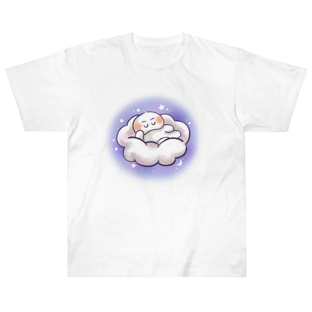 もちょズSHOPのすやすやヒヨ Heavyweight T-Shirt