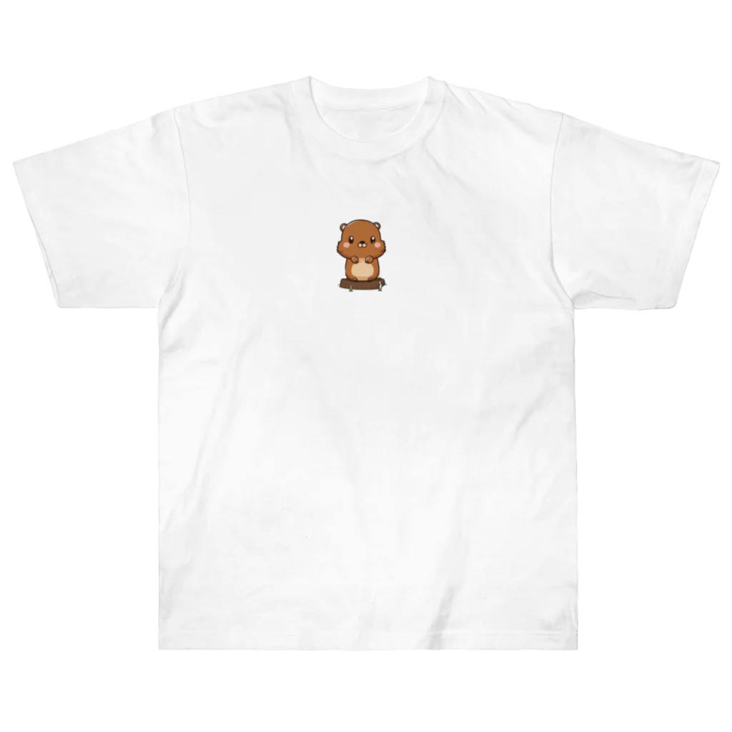 gomashio8899のカピバラくん ヘビーウェイトTシャツ