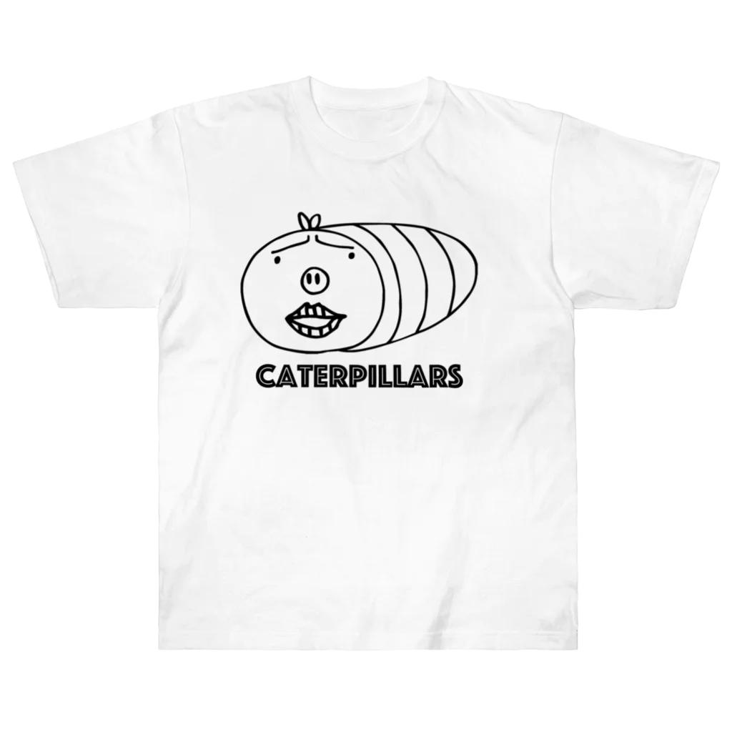 caterpillarsのイモムシ ヘビーウェイトTシャツ