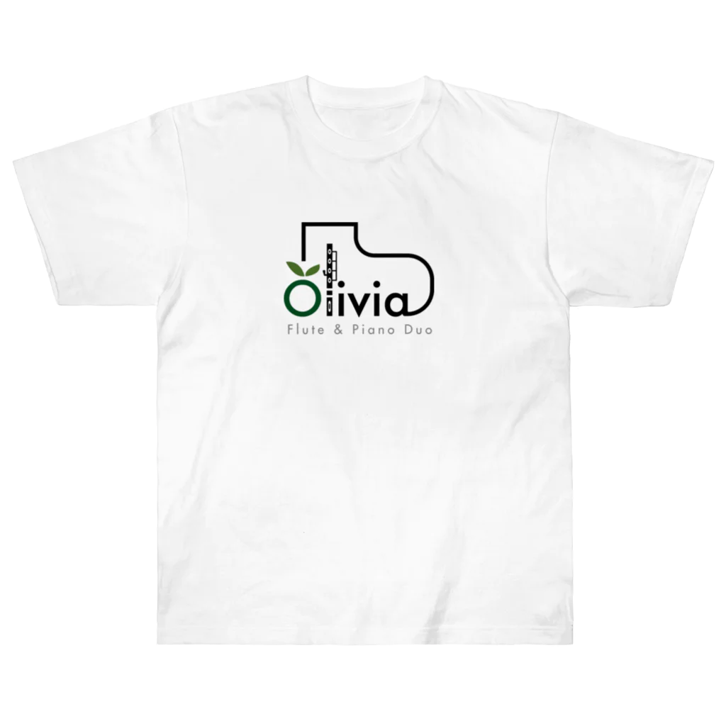 Olivia中村姉妹の Oliviaロゴ ヘビーウェイトTシャツ