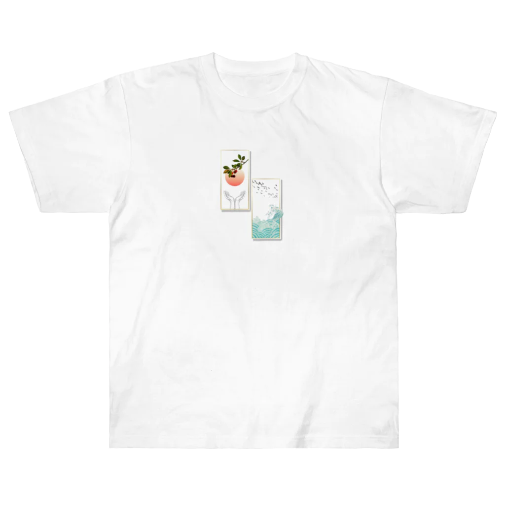 ツグミの桜の園 ヘビーウェイトTシャツ