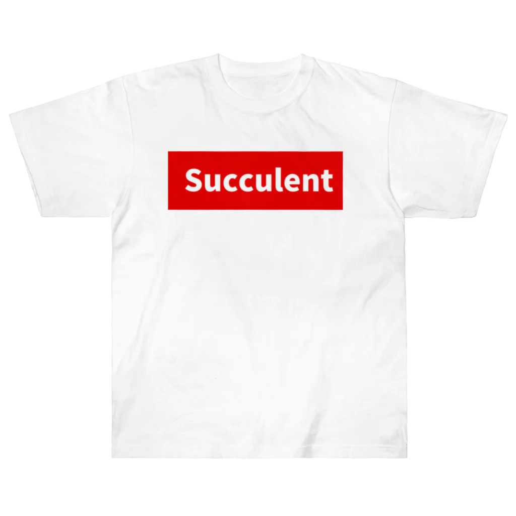 ふじのsucculentロゴ Heavyweight T-Shirt