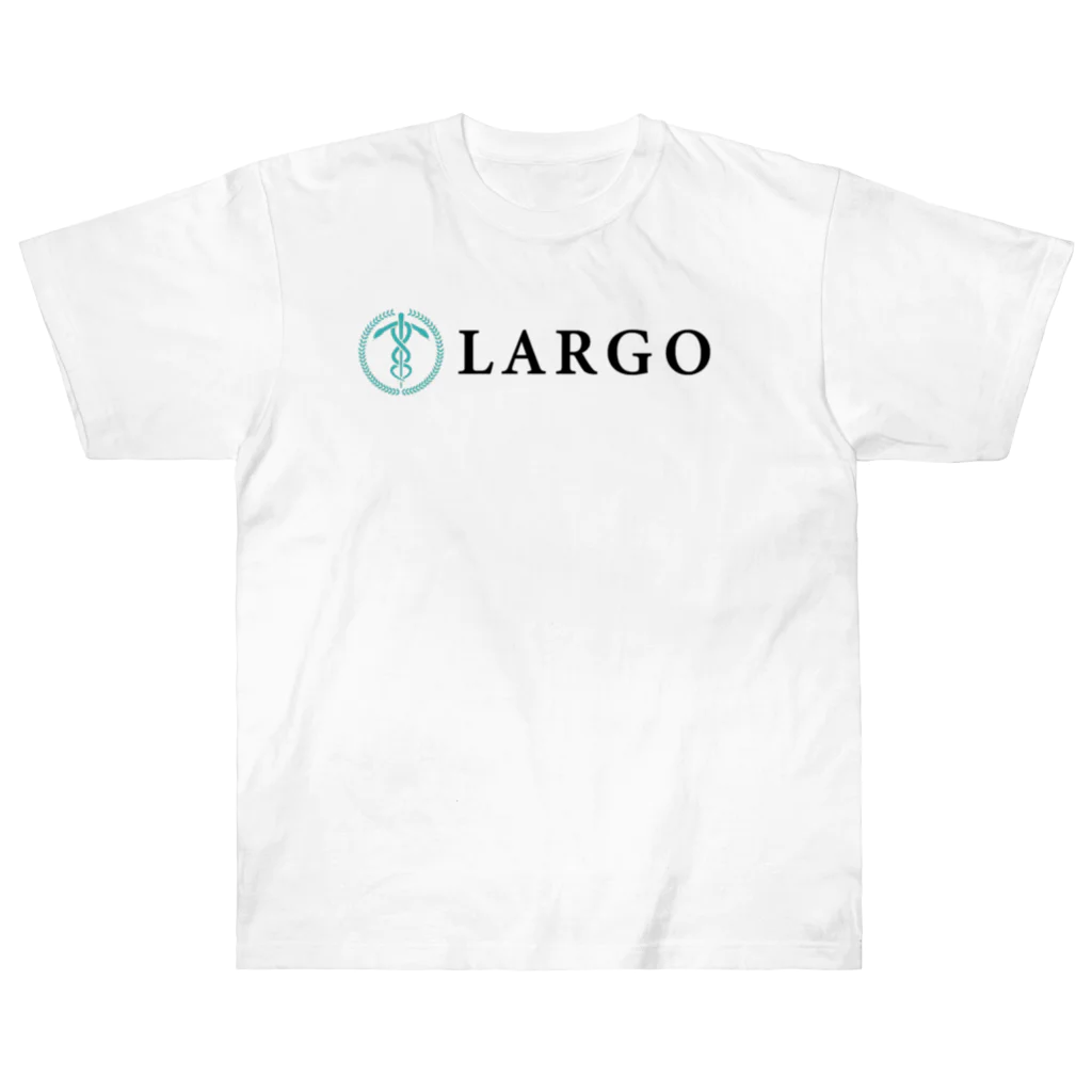 NPO法人LARGOのNPO法人LARGO 公式ロゴアイテム（横） Heavyweight T-Shirt