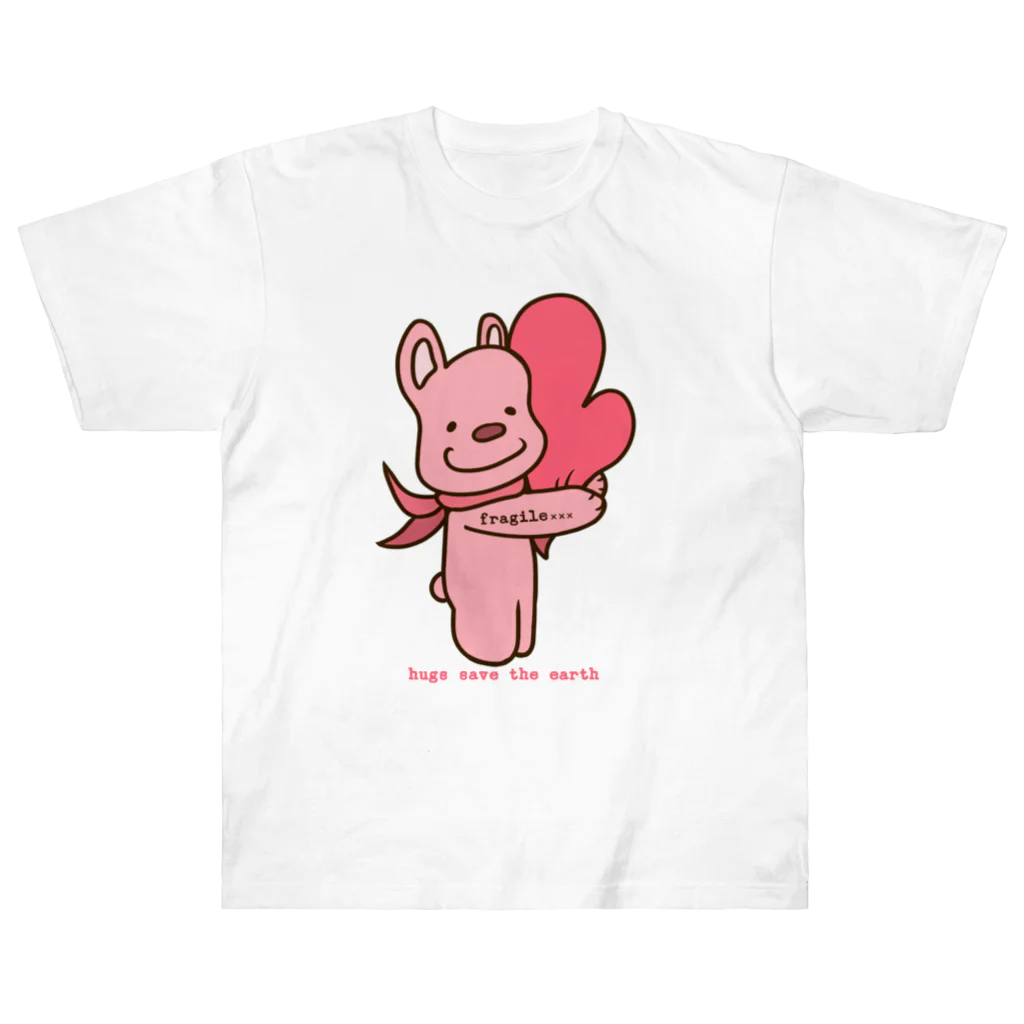 fragile×××のhugs save the earth ヘビーウェイトTシャツ