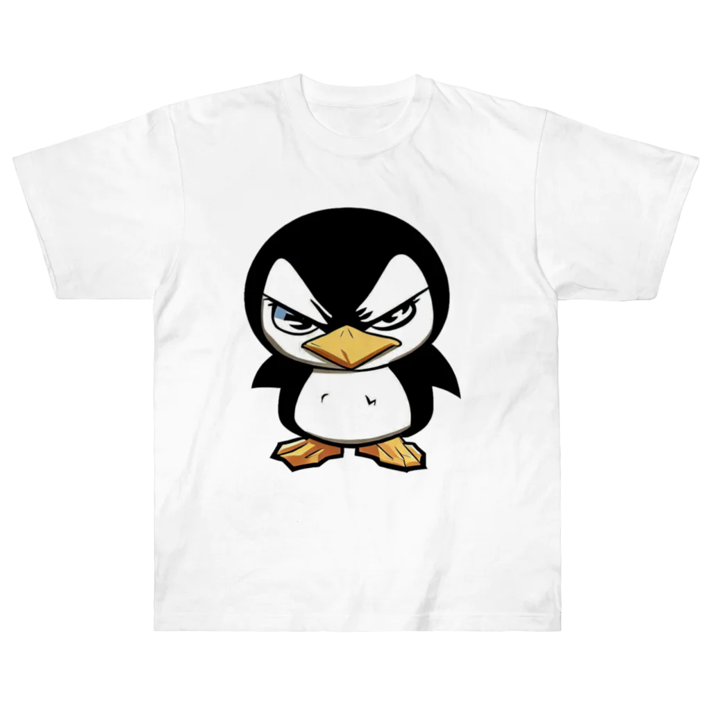 スバルSUZURI店のnaughty penguin 01 Heavyweight T-Shirt