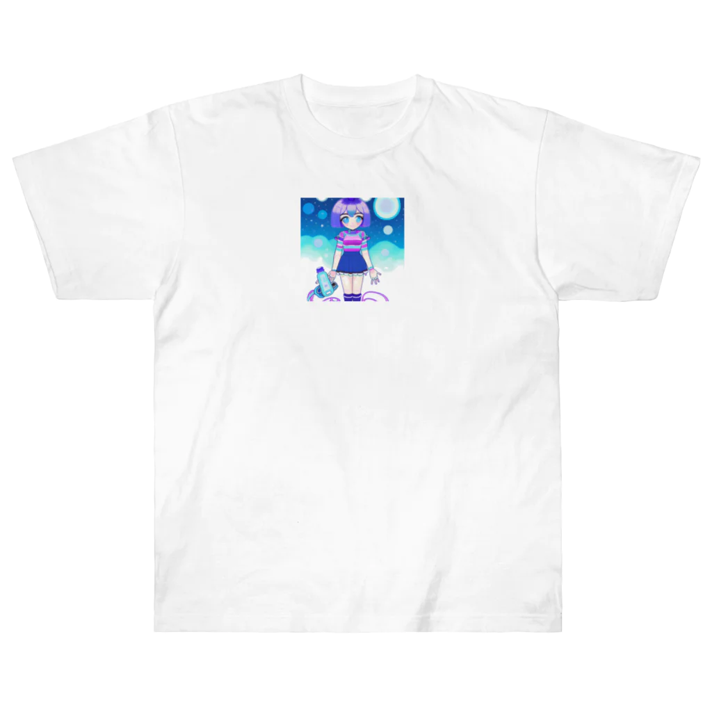 the blue seasonのルナちゃん Heavyweight T-Shirt