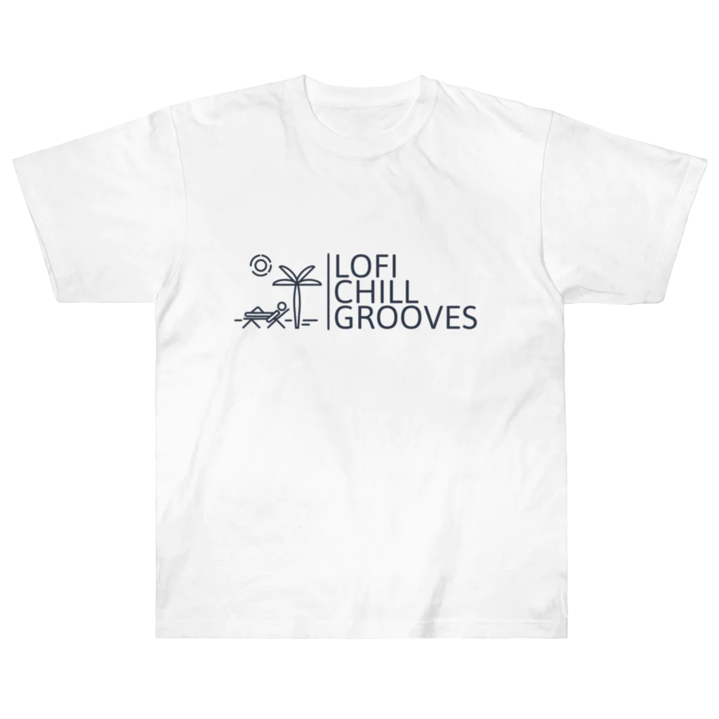 Lofi_Chill_GroovesのLofi Chill Grooves Heavyweight T-Shirt