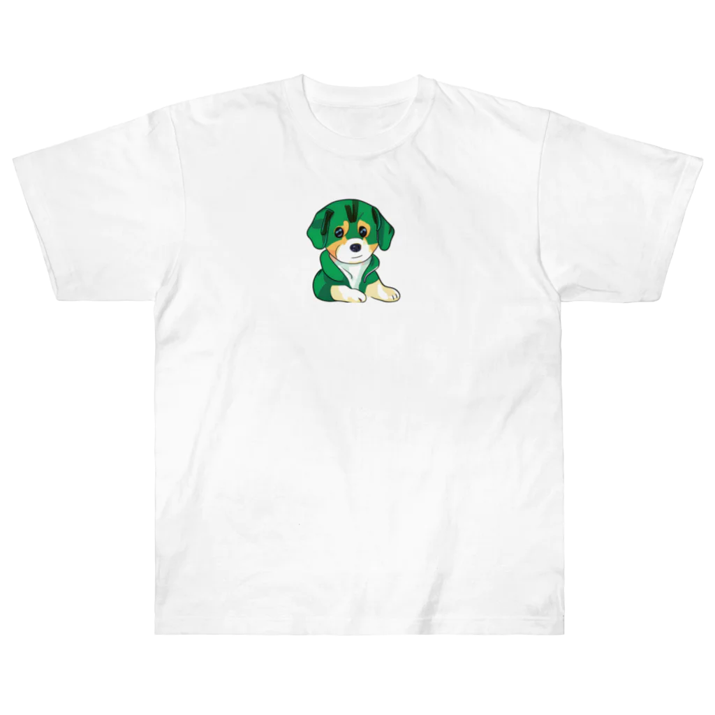 kappaのかわいい子犬 Heavyweight T-Shirt