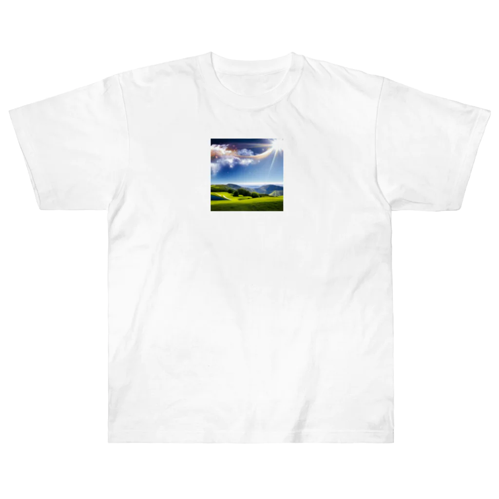 ohba1223の風景　幻想的 ヘビーウェイトTシャツ