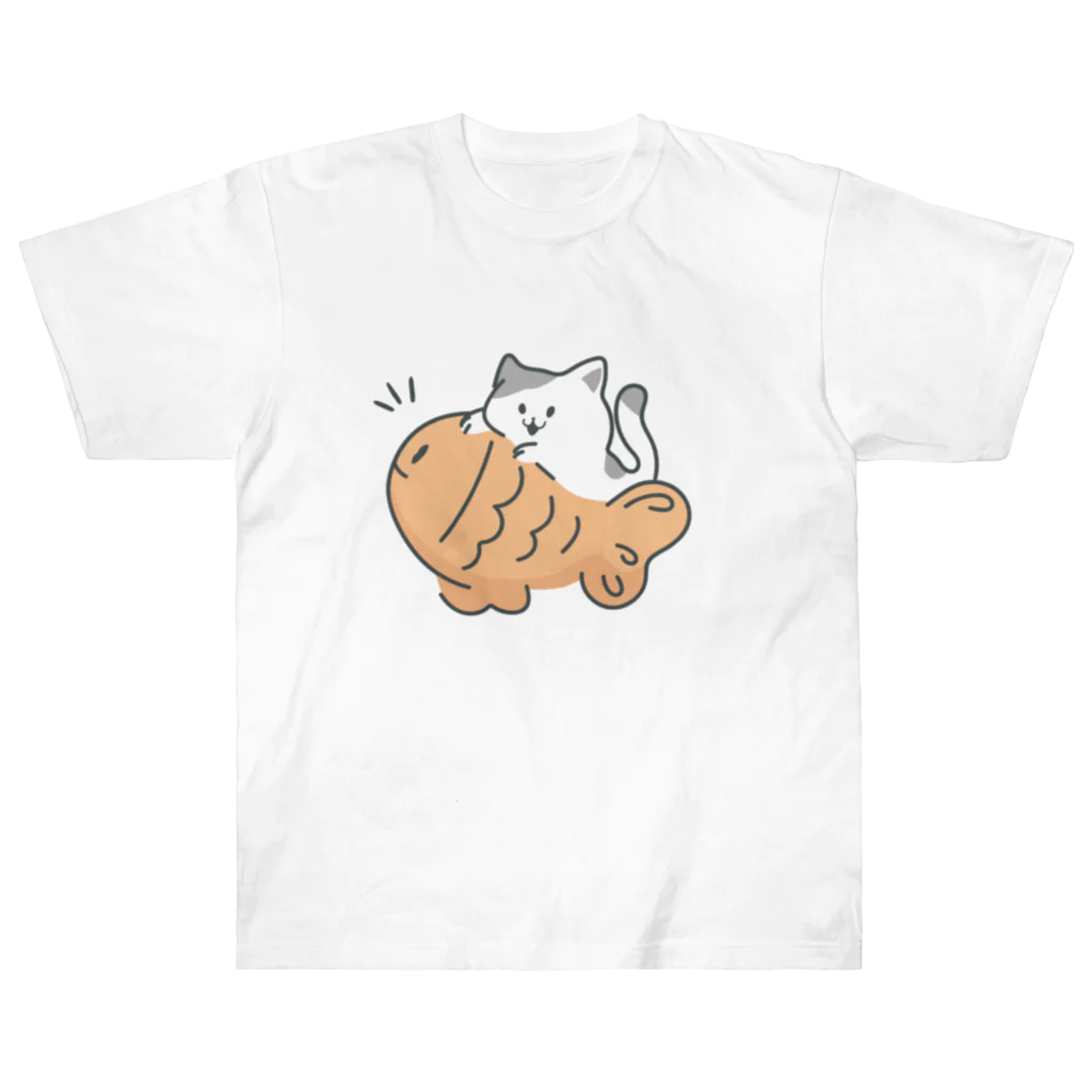 RabbitHouseの乗ってるよたいやきくん！ Heavyweight T-Shirt