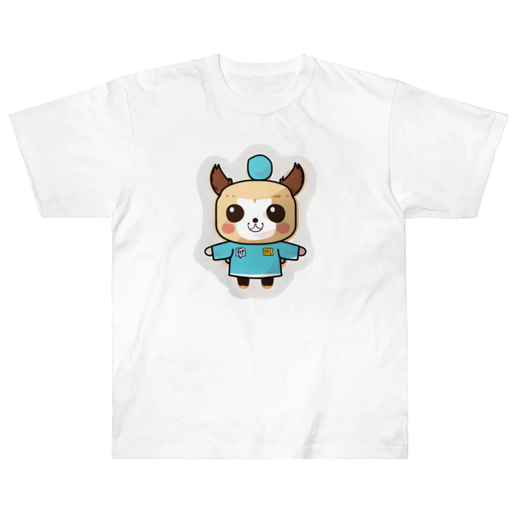 tamagonokoのカンフードッグくん ヘビーウェイトTシャツ