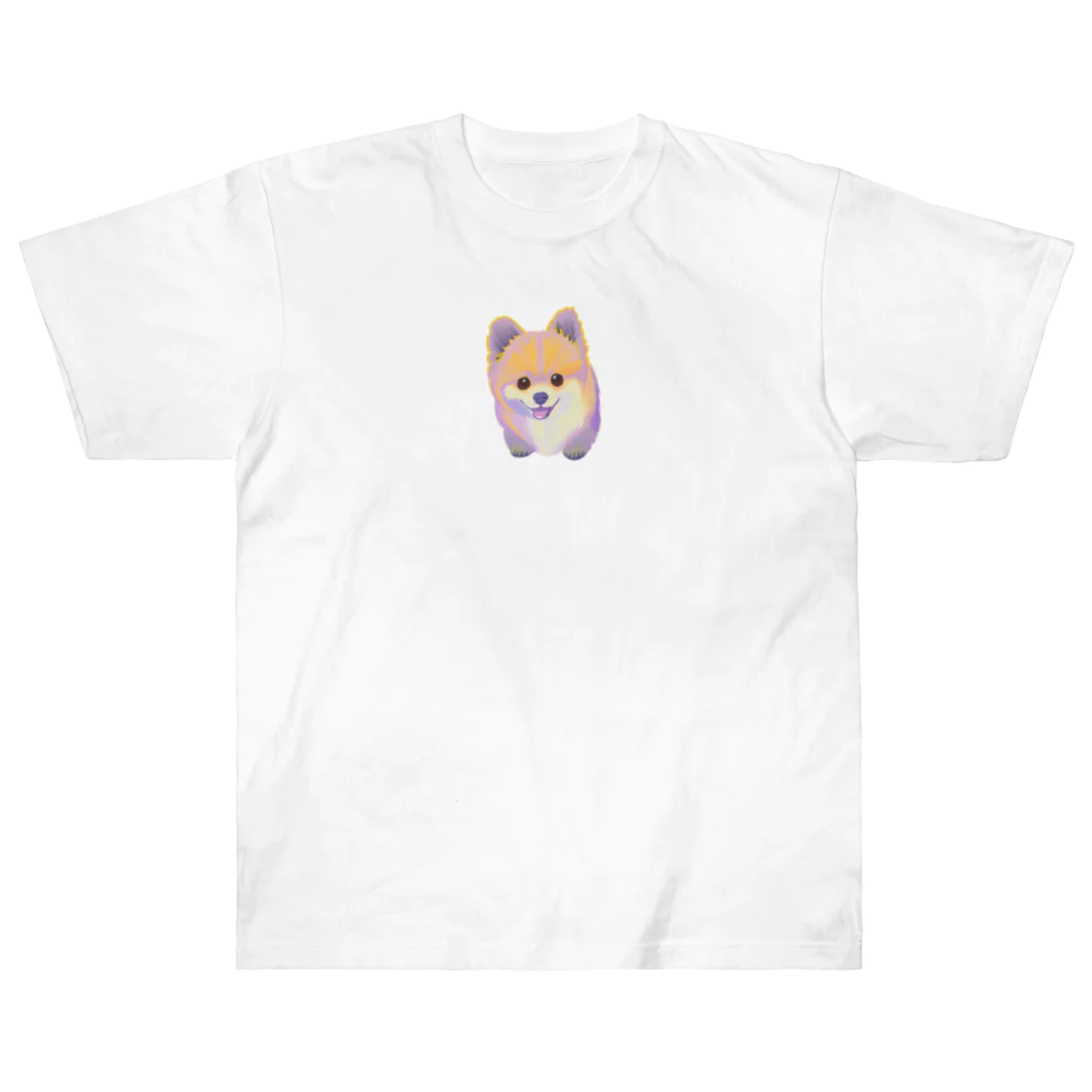 T27の愛犬レオン ヘビーウェイトTシャツ