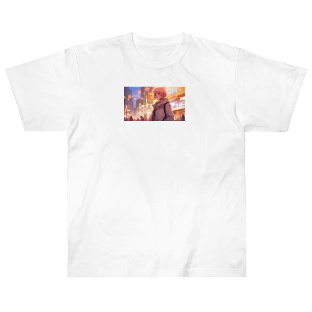 ドットアニメティーク の紗夢（さゆめ） Heavyweight T-Shirt