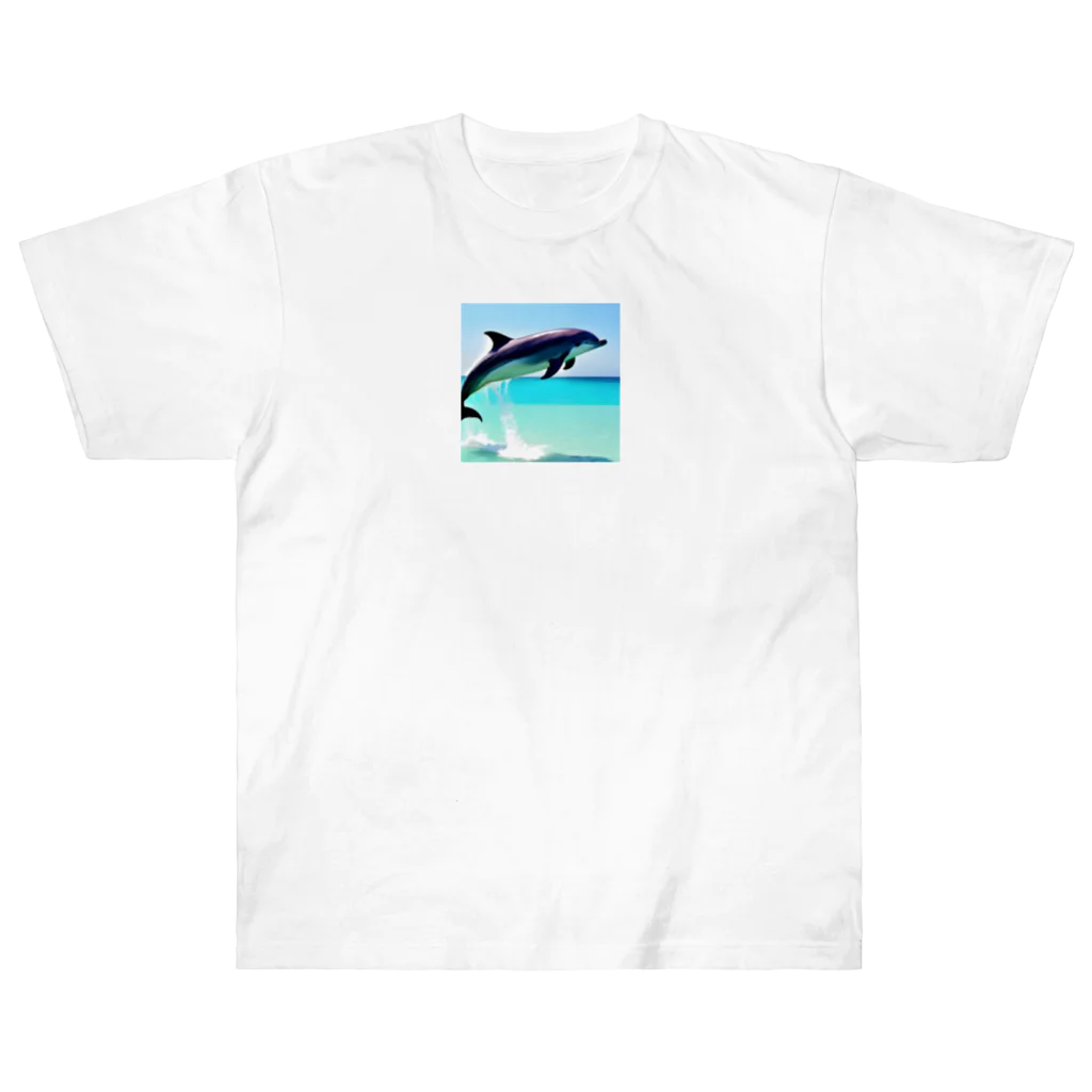 slowlife365のドルフィン Heavyweight T-Shirt