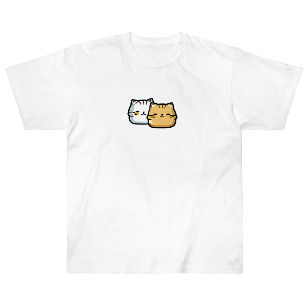 如月ゆい🐹の双子はむすたー ヘビーウェイトTシャツ