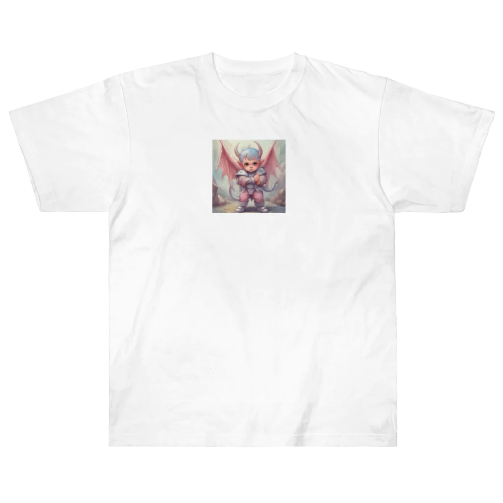 舞七里夜の魔界の子供 Heavyweight T-Shirt