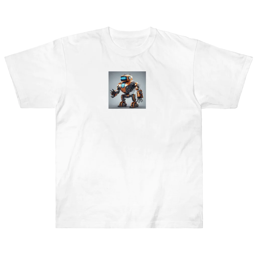 summerのショップのかっこいいロボットのイラストグッズ Heavyweight T-Shirt
