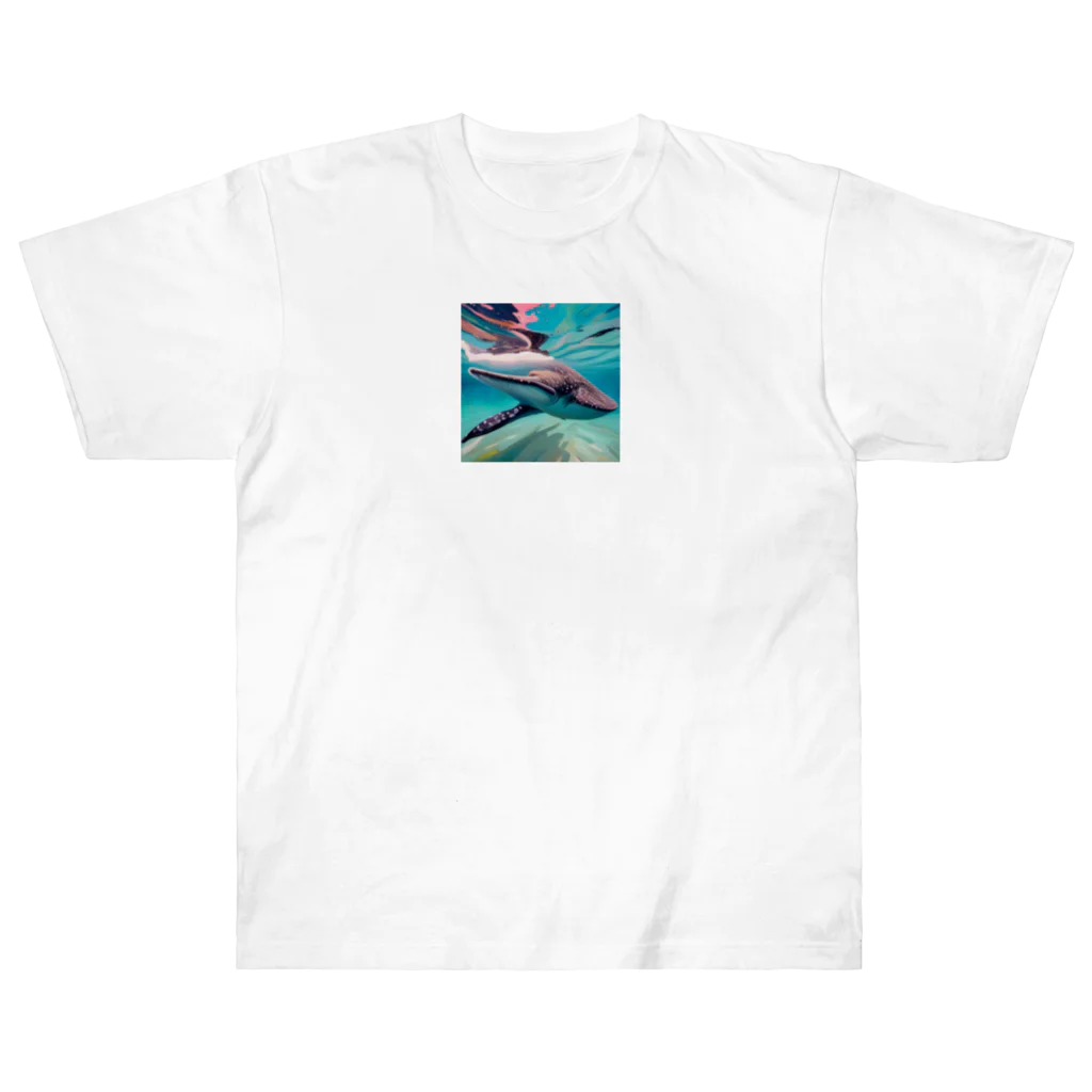 Taiwan_CreatorのWhale Heavyweight T-Shirt