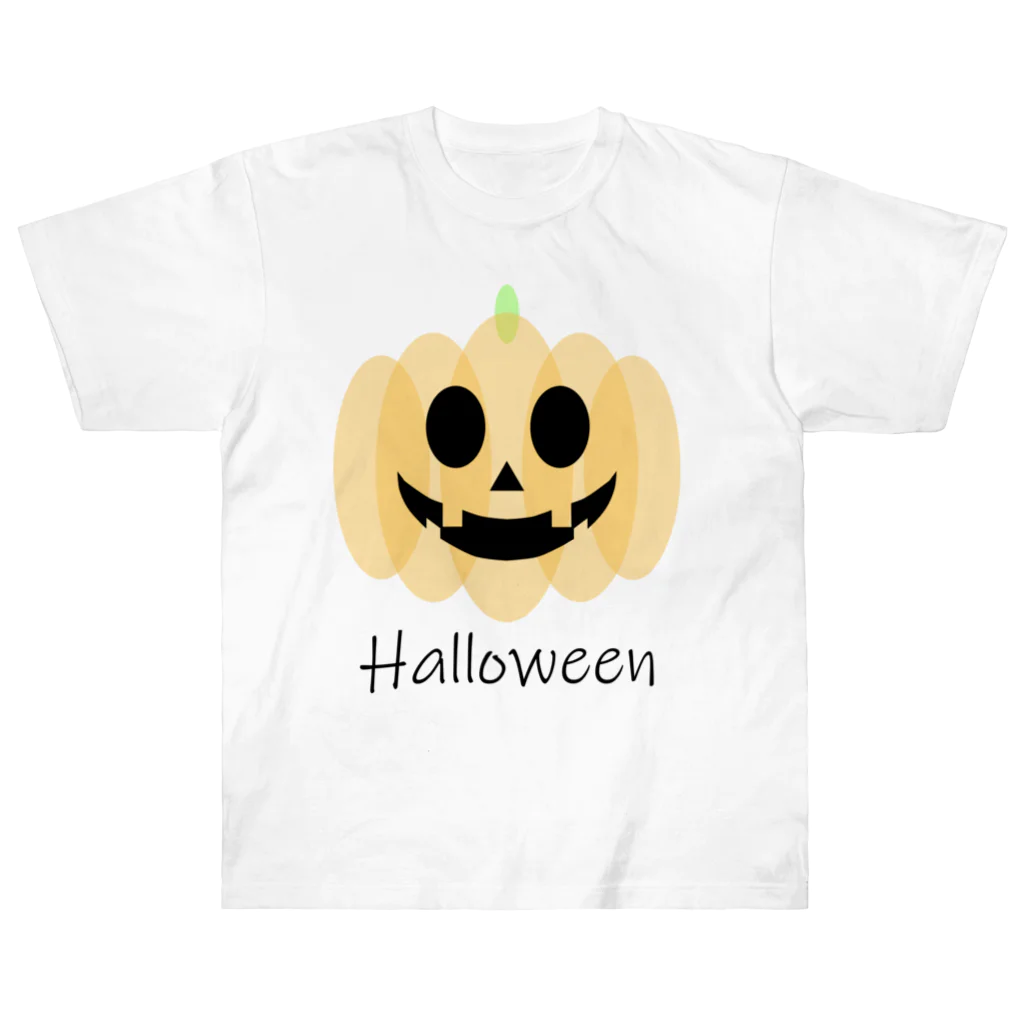 やし油のハロウィンかぼちゃ ヘビーウェイトTシャツ