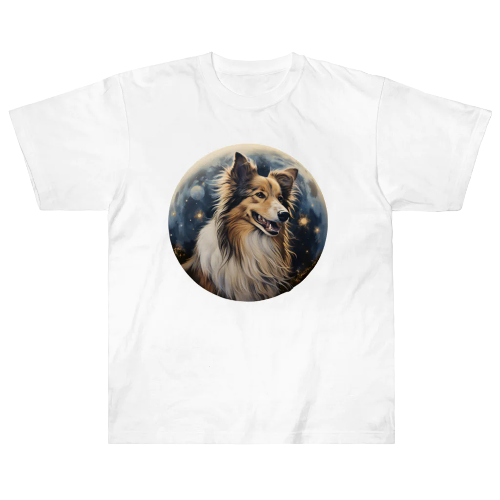 Sheltie Chic Creationsのシェルティ３３ ヘビーウェイトTシャツ