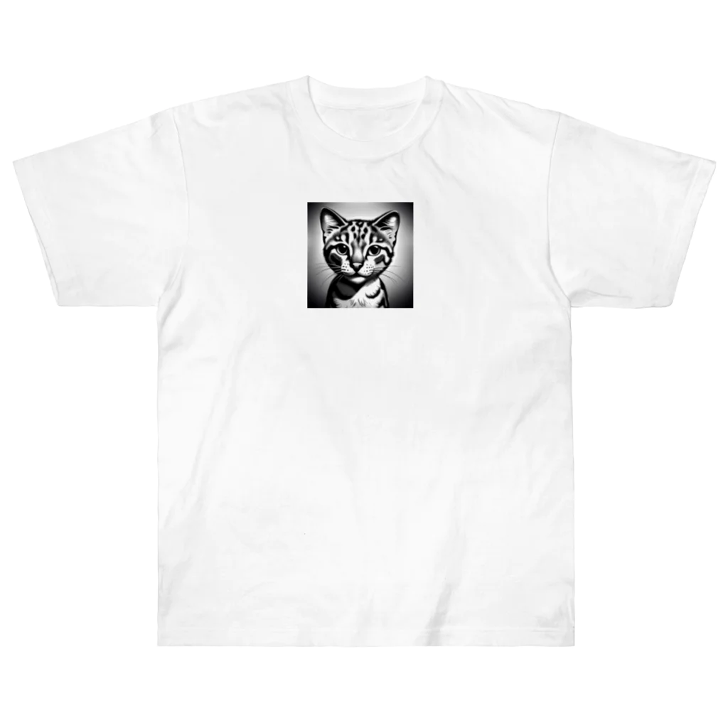 9neko6のサーバル ヘビーウェイトTシャツ