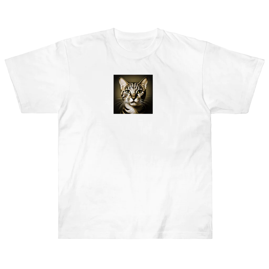 9neko6のサバンナキャット Heavyweight T-Shirt