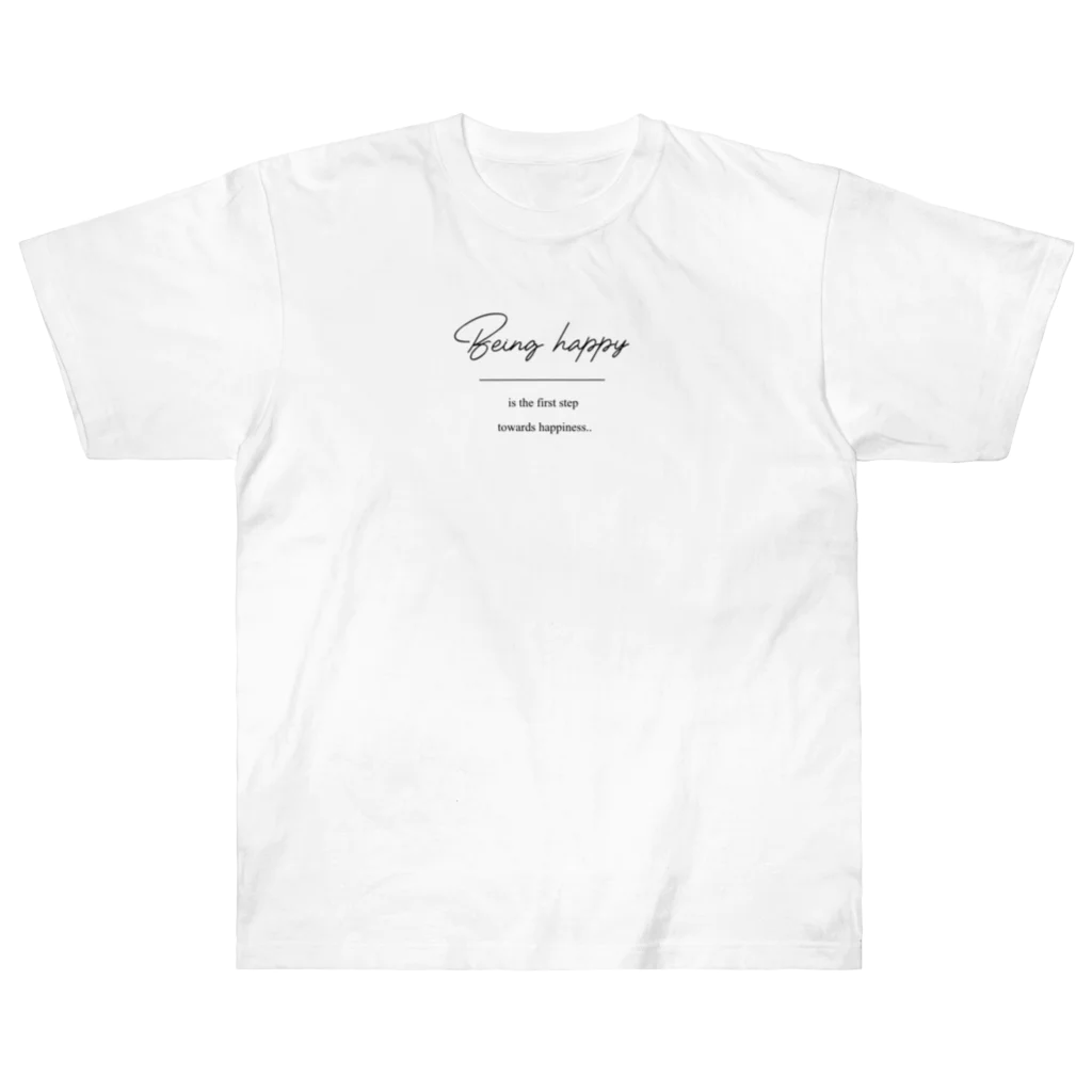 brownの人気♡シンプルで可愛い英文ロゴデザイン Heavyweight T-Shirt