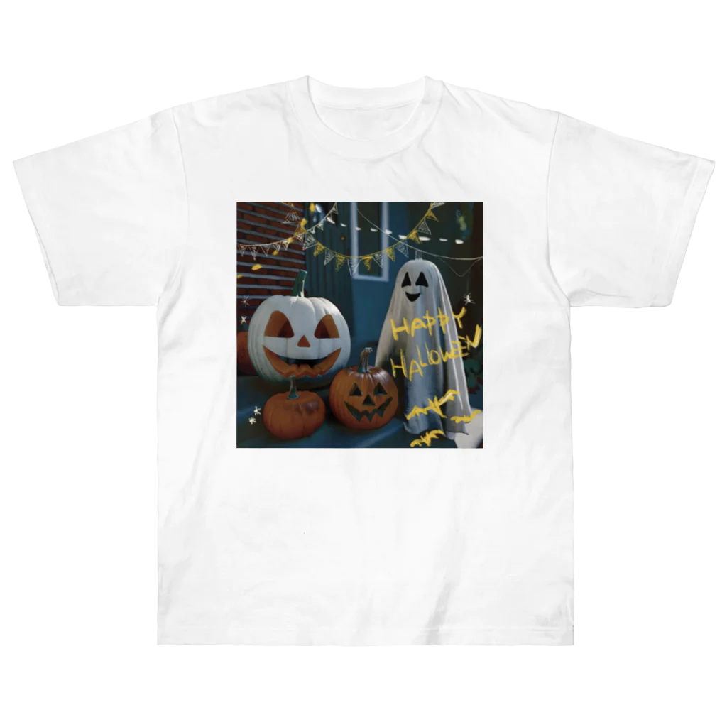 いらすとグッズのハッピーハロウィン ヘビーウェイトTシャツ