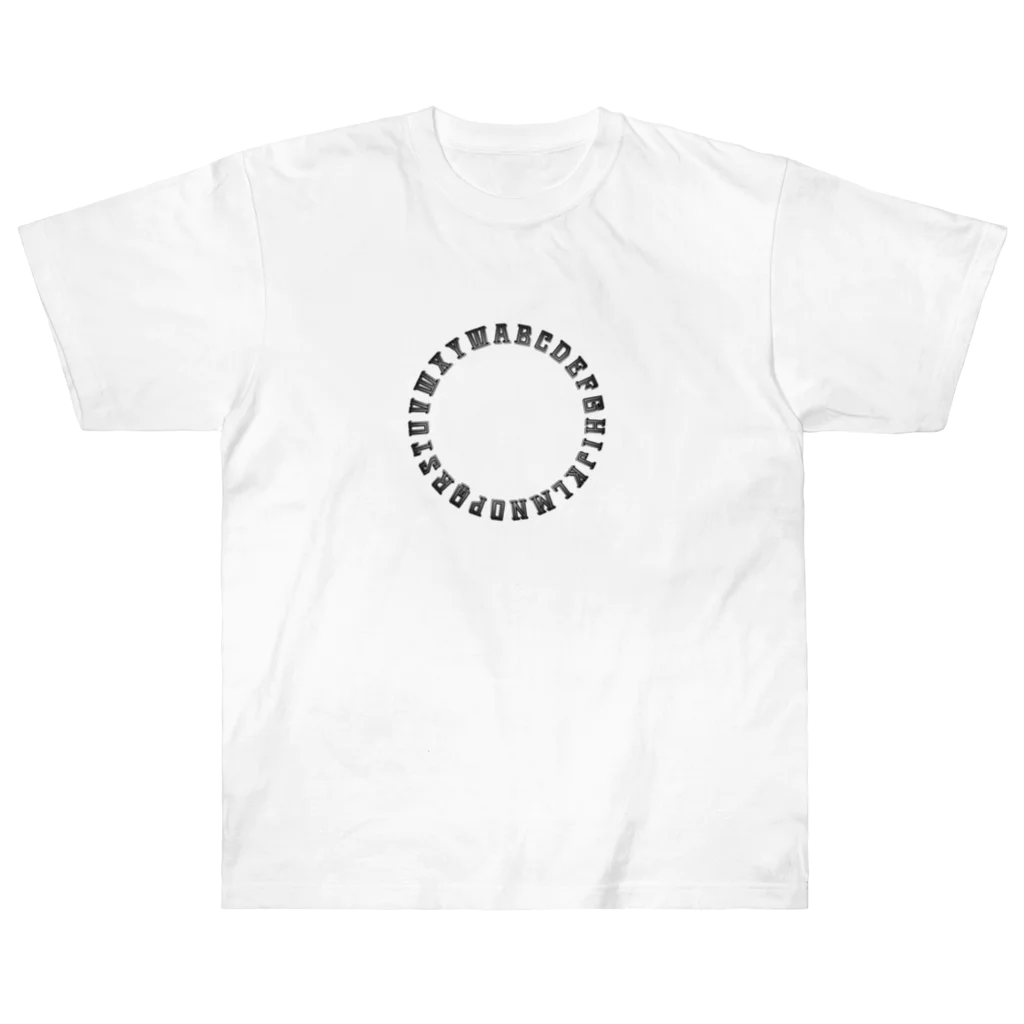 アルアルのアルファベットリング Heavyweight T-Shirt