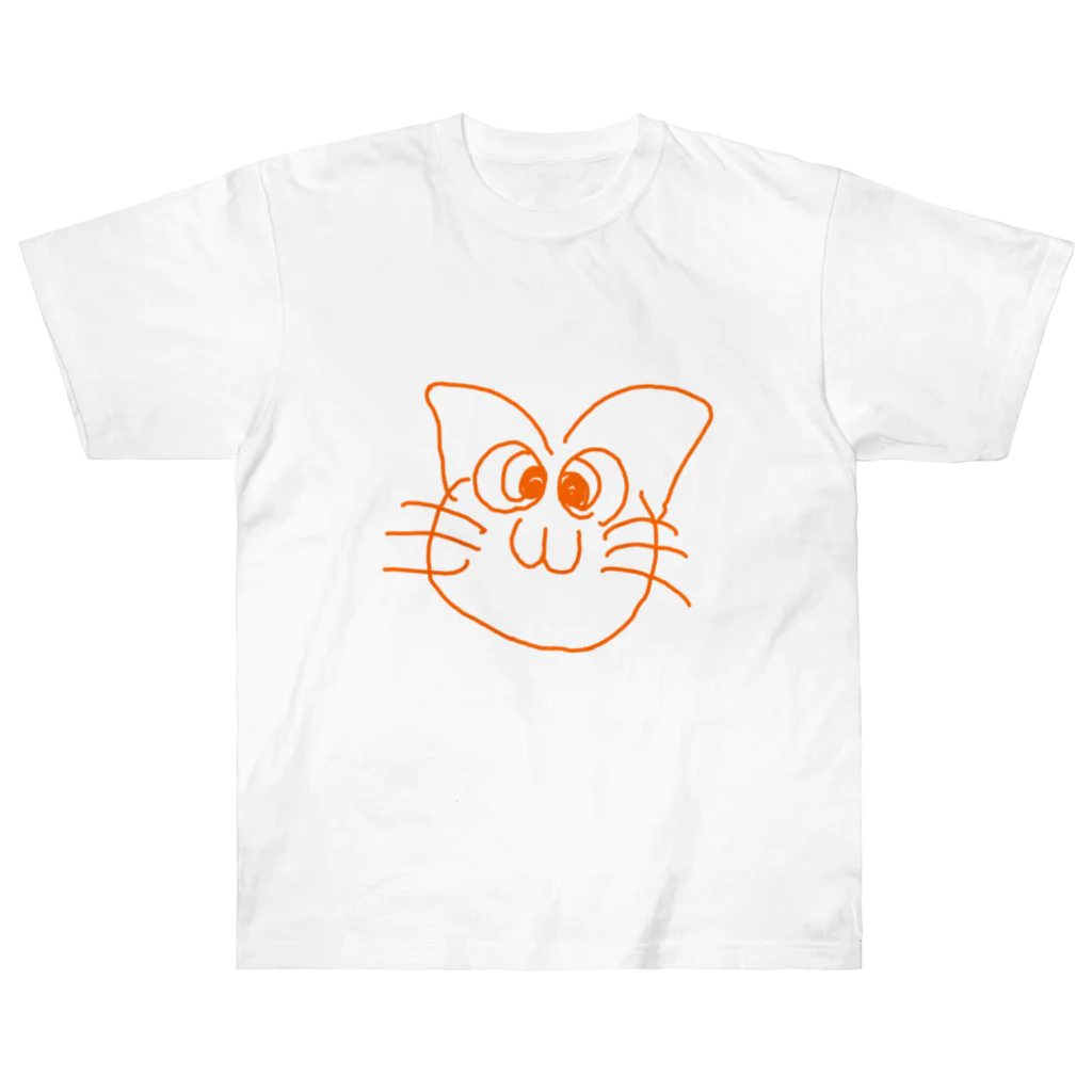 みもひこのどやキャット ヘビーウェイトTシャツ